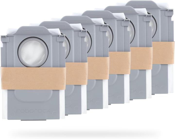 Roborock 6 Stück Staubsaugerbeutel für Qrevo/S8 MaxV (6 x)