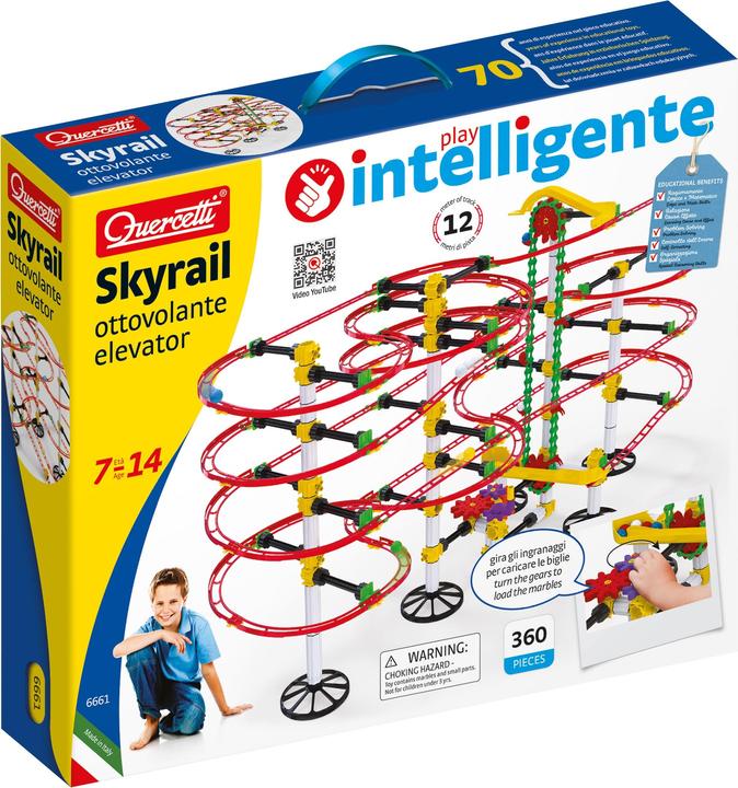 Quercetti Skyrail Ottovolante Elevator Marble Run