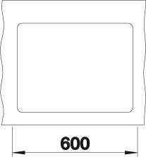 Actual product image Blanco Subline 340/160-F (55.20 cm, 42.70 cm)