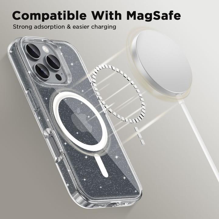Actual product image Tech-Protect FlexAir Hybrid MagSafe Case for iPhone 16 Pro Max - Clear (Apple iPhone 16 Pro Max)