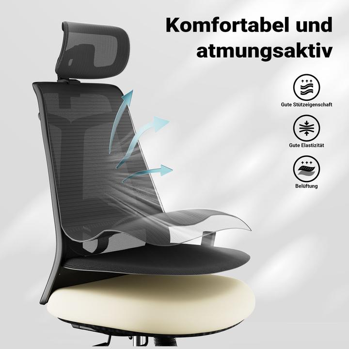 Produktbild Wiltec Ergonomischer Bürostuhl