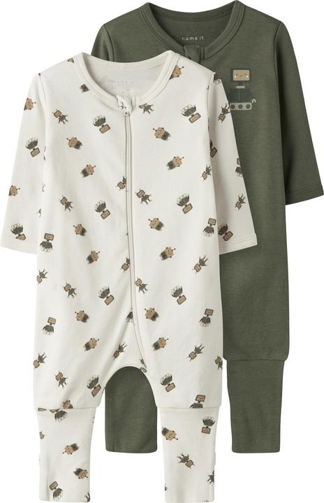 Actual product image Name it Nbmnightsuit 2p Zip Ff Robot Noos (104)