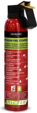 Actual product image Housegard Lith-EX, A, E, Handheld, 450 kg, Aluminium, Household, 12 bar