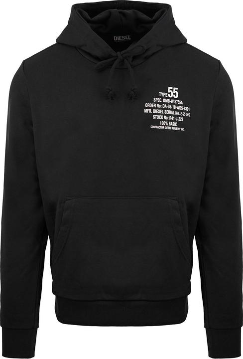 Diesel Herren Kapuzenpullover Ombre Aus Baumwolle & Polyester - Casual (M)