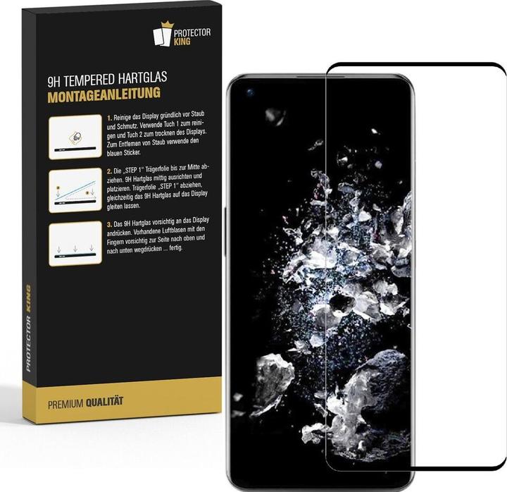 Actual product image Protectorking 6x real tempered 9H armoured glass 3D CLEAR (6 Piece, OnePlus 11)