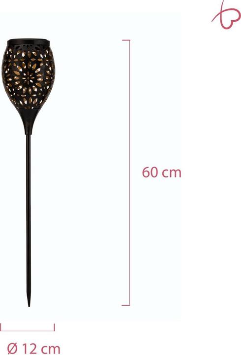 Actual product image Pauleen Solarspiess Sunshine Flower (2 lm, IP44)