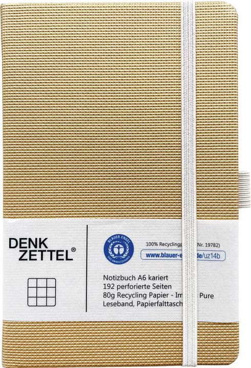 Produktbild Denkzettel Notizbuch Tenax (A6, Kariert, Harter Einband)