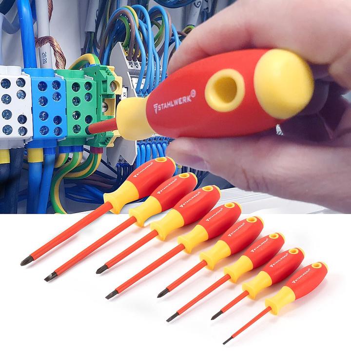 Image du produit Stahlwerk Jeu de tournevis et pinces VSZ-20 ST 20 pièces VDE 1000V isolé