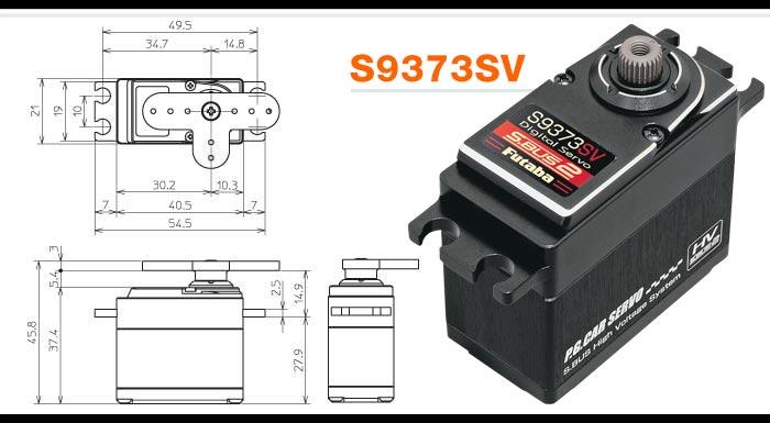Produktbild Futaba Servo S9373SV Digital,HV, SBUS2