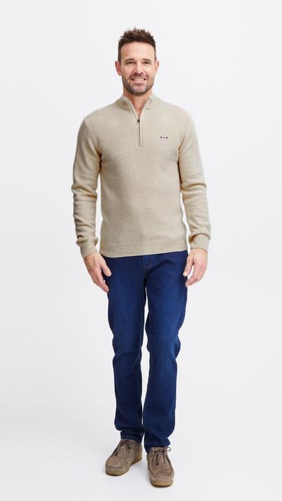 Immagine prodotto FQ1924 KyleFQ maglia con mezza zip in lana d'agnello - Maglione - 21900367 (XL)