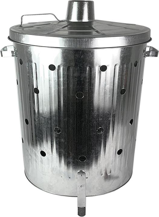 Actual product image Mojawo Fire Barrel Galvanised 75L Incineration Barrel Incineration Bucket (75 l)
