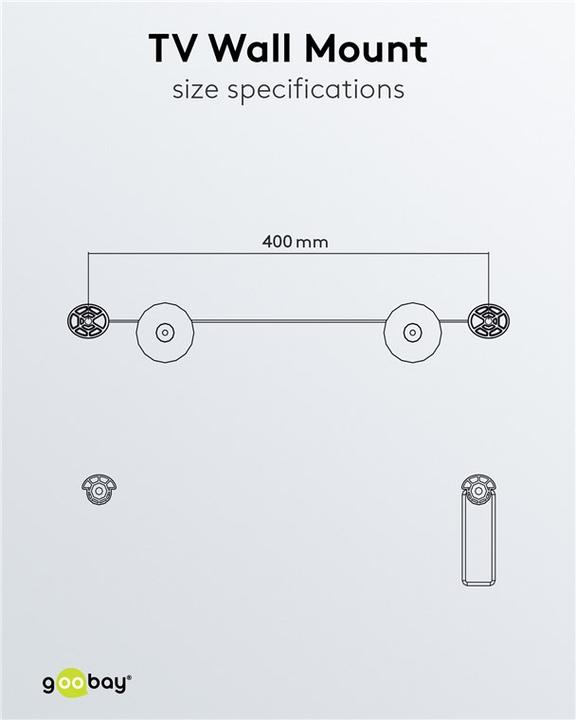 Image du produit Goobay EasyMount (Mur, 70", 50 kg)
