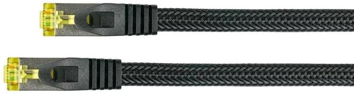 Image du produit Kabelmeister Câble patch RJ45 avec câble brut Cat. 7, et tresse en nylon, S/FTP, PiMF, sans halogène, sch (S/FTP, CAT7, 30 m)