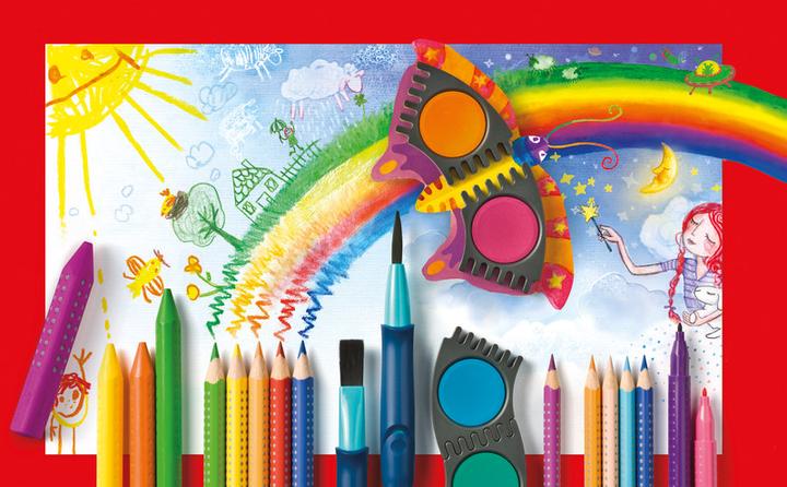 Image du produit Faber-Castell poignée jumbo (Multicolore, 6 x)