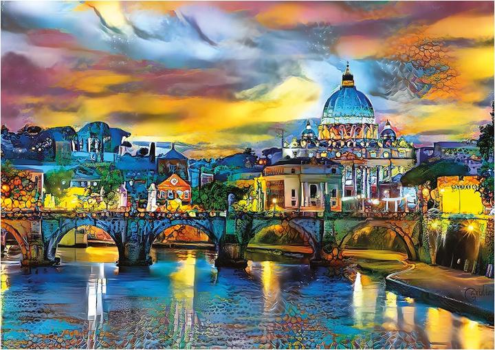 Produktbild Educa Petersdom/Engelsbrücke 1500 Teile Puzzle (1500 Teile)