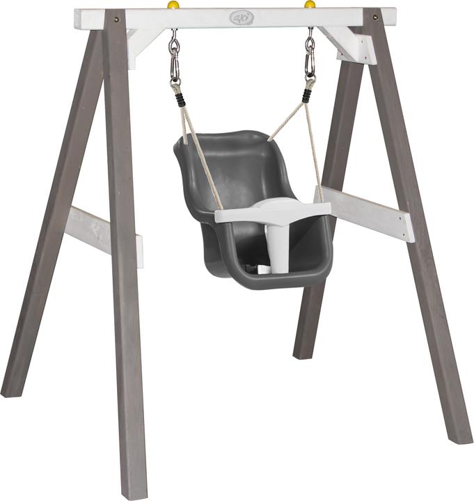 Produktbild Axi Babyschaukel Grau/Weiss mit Sitz Grau/Weiss
