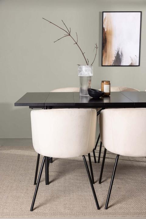 Produktbild Ebuy24 Essgruppe Astrid 9 (7-teilig) (90 x 75 x 200 cm)