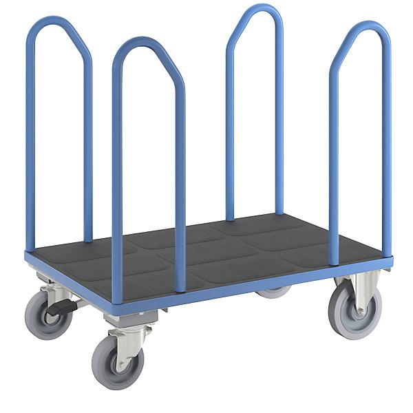 Produktbild eurokraft pro Plattformwagen mit Seitenbügeln (500 kg)
