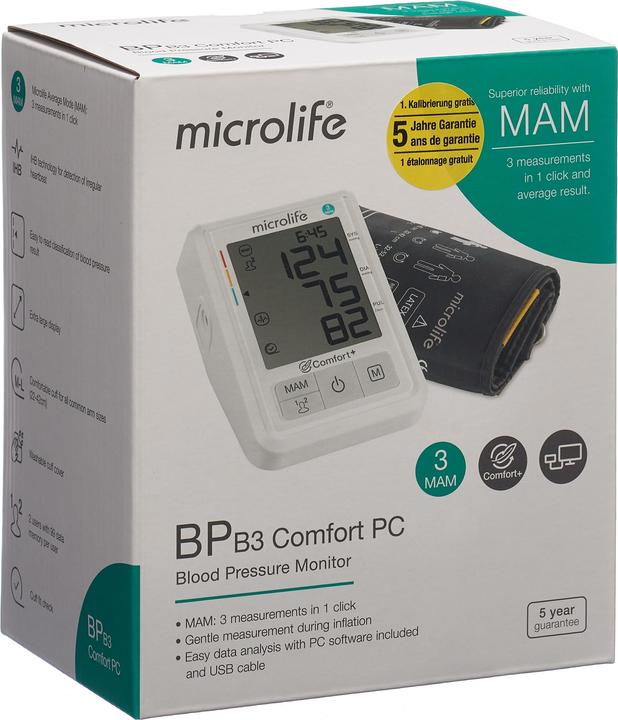 Microlife BP B3 Comfort (Blutdruckmessgerät Oberarm)