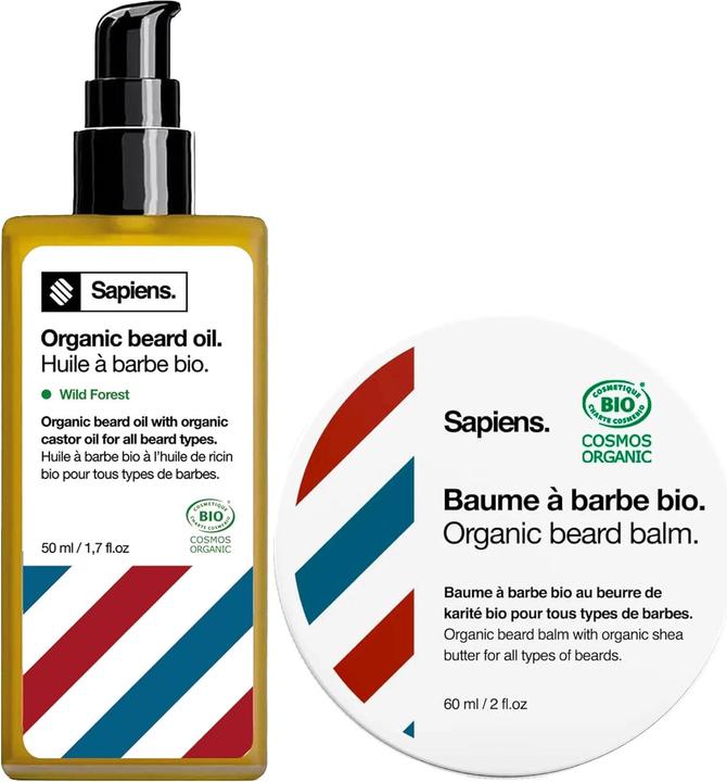 Image du produit Sapiens Bartpflege-Set: Bartöl & Bartbalsam (2er Pack) (110 ml)