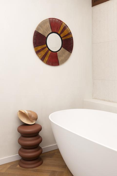 Actual product image Dutchbone Surya Mirror Rope L (60 x 2.5 x 60 cm)