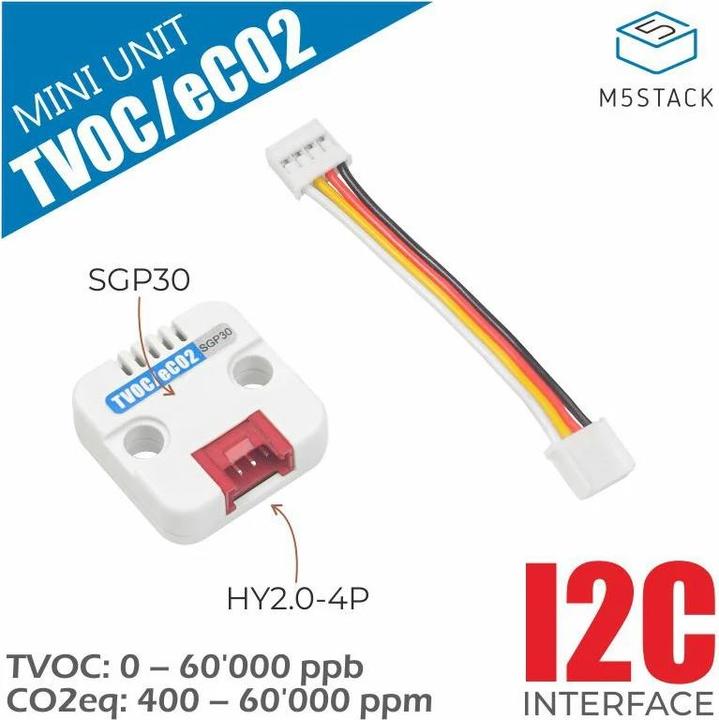 Produktbild M5Stack TVOC/eCO2 Gas Sensor