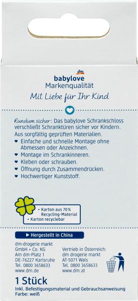 Produktbild dm babylove Schrankschloss