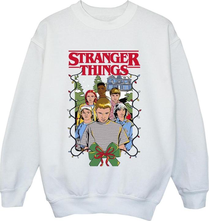 Netflix Stranger Things Christmas Poster Sweatshirt Jungen