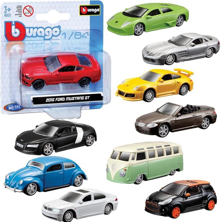 Image du produit Bburago Burago autos en métal 1/64 assortis