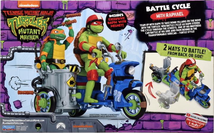 Actual product image Boti Teenage Mutant Ninja Turtles Battle Cycle Scooter with Raphae