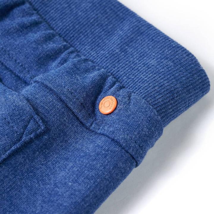 Actual product image VidaXL Children's tracksuit bottoms dark blue 104,Material: 80 (104)