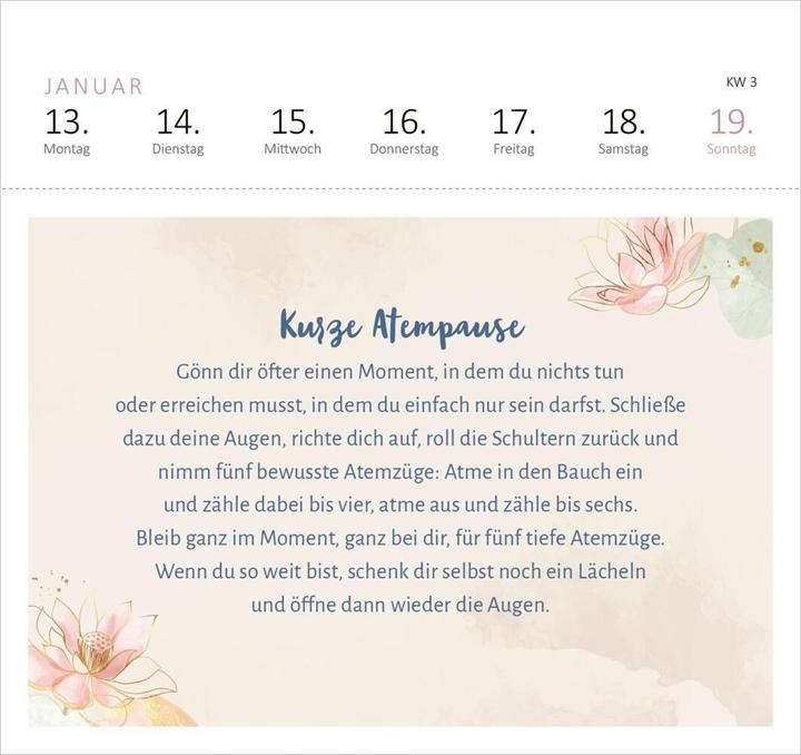 Immagine prodotto Respirazione Yoga Postk.Calendar (17 x 17 cm, Copertina rigida, Tedesco)
