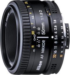 Produktbild Nikon lens, 50mm/F 1.8 AF D - (Nikon DX, APS-C / DX)