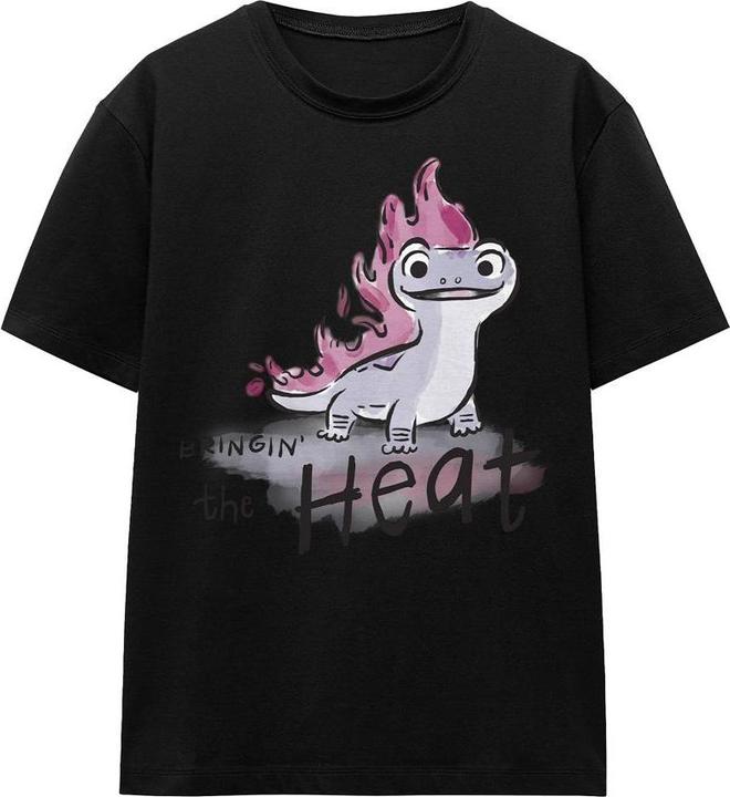 Immagine prodotto Disney Frozen Bringin' The Heat Maglietta Bruni Lo Spirito del Fuoco Adulto Unisex (L)
