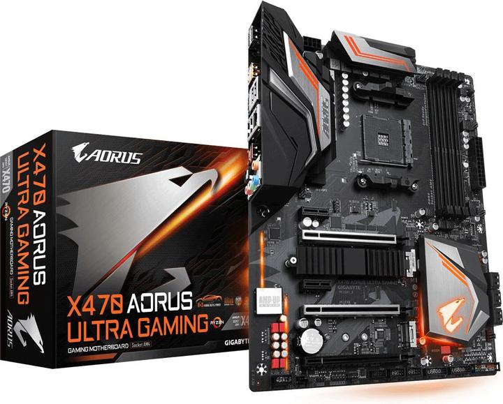 Image du produit Gigabyte X470 Aorus Ultra Gaming (AM4, AMD X470, ATX)