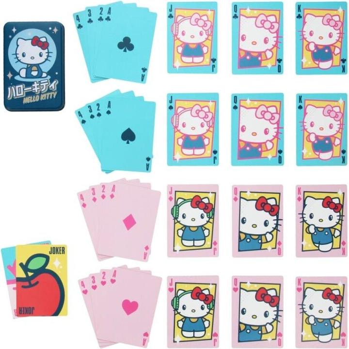 Actual product image Paladone Products Hello Kitty - Cartes à jouer avec boîte de rangement en métal