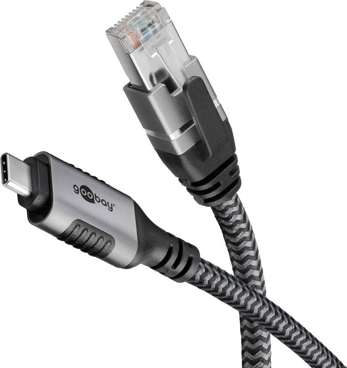 Produktbild Goobay Ethernet-Kabel USB-C auf RJ45 (USB 3.1, RJ45 (1x))