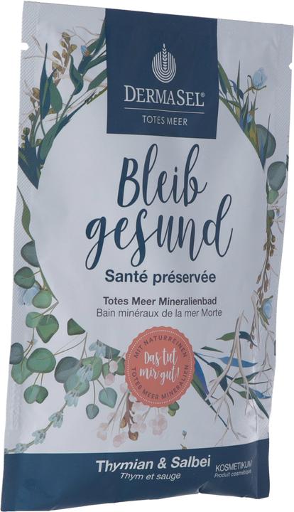 DermaSel Kristallbad bleib gesund deutsch französisch (Badepralinen)