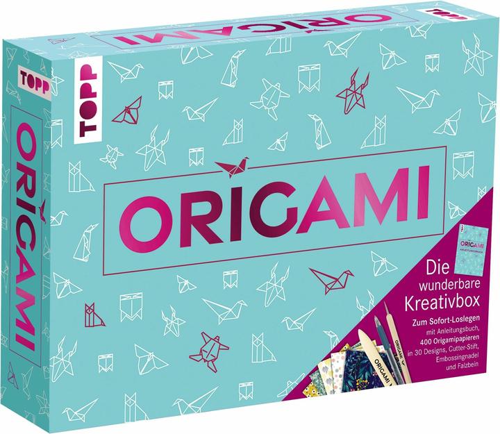 Image du produit Topp Origami - Die wunderbare Kreativbox. Mit Anleitungsbuch und Material (Allemand, Armin Täubner, 2024)