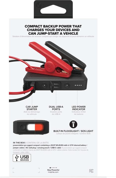 Actual product image mophie Go Rugged (8100 mAh)
