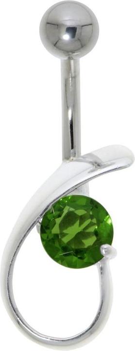Bijouteria Bauchpiercing (Edelstahl, Silber 925, Zirkonia)