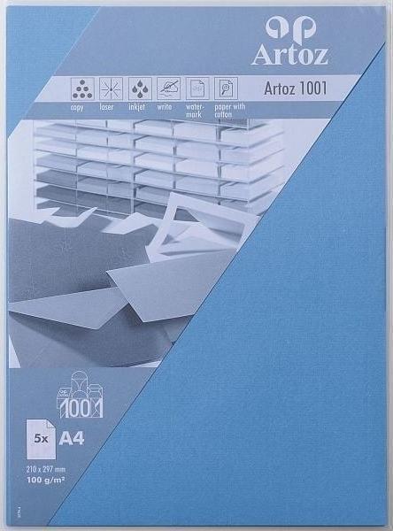 Produktbild Artoz 1001 Bogen marienblau (100 g/m², 5 x, A4)