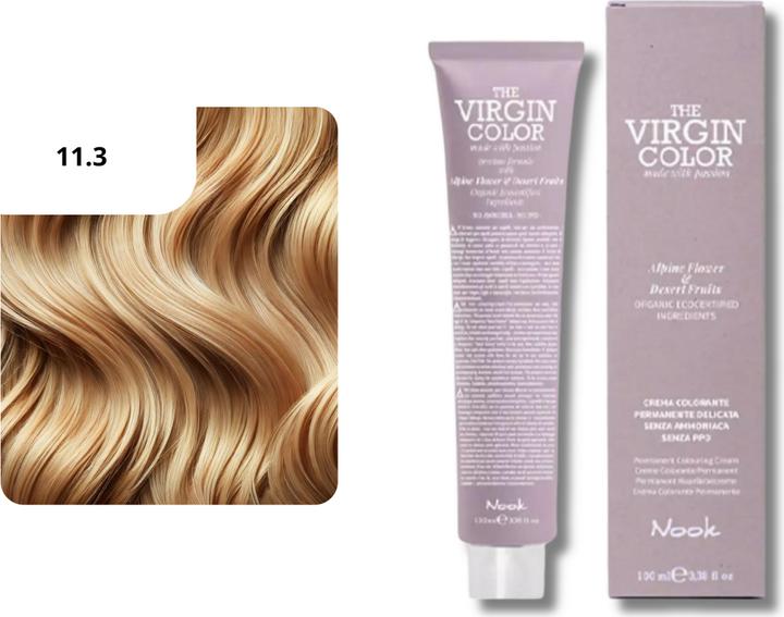 Immagine prodotto Nook Tintura per capelli Virgin Colour (11.3 - Biondo platino extra dorato)