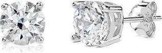 Silvego Silver earrings with clear zircon TXRE60001