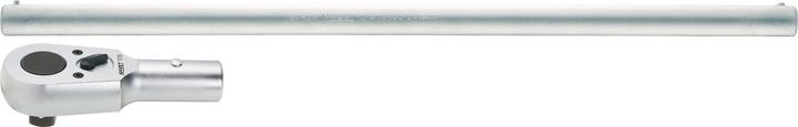 HAZET Testa a cricchetto reversibile ∙ con leva di manovra 1016/2 ∙ Attacco quadro, massiccio, 20 m… (3/4")