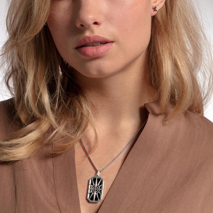 Immagine prodotto Thomas Sabo Ciondolo bussola stella nera (Argento 925)