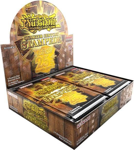 Immagine prodotto Yu-Gi-Oh Scatola di richiamo Quarter Century Stampede (Tedesco, Display del booster)