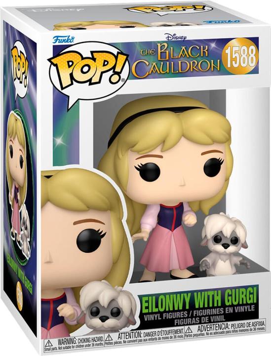 Actual product image Funko Taran und der Zauberkessel POP! Disney Vinyl Figur Eilonwy w/Gurgi 9 cm
