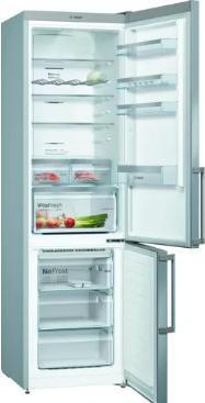 Actual product image Bosch Hausgeräte Series 4 KGN397IEQ Fridge Freezer Freestanding 368 l E Stainless steel (368 l)