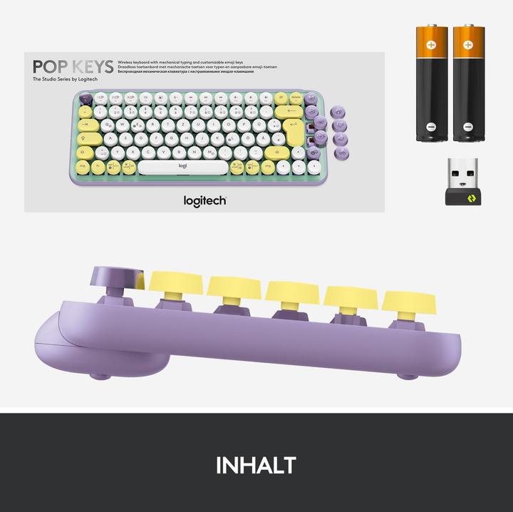 Immagine prodotto Logitech POP Keys (CH, Senza fili)